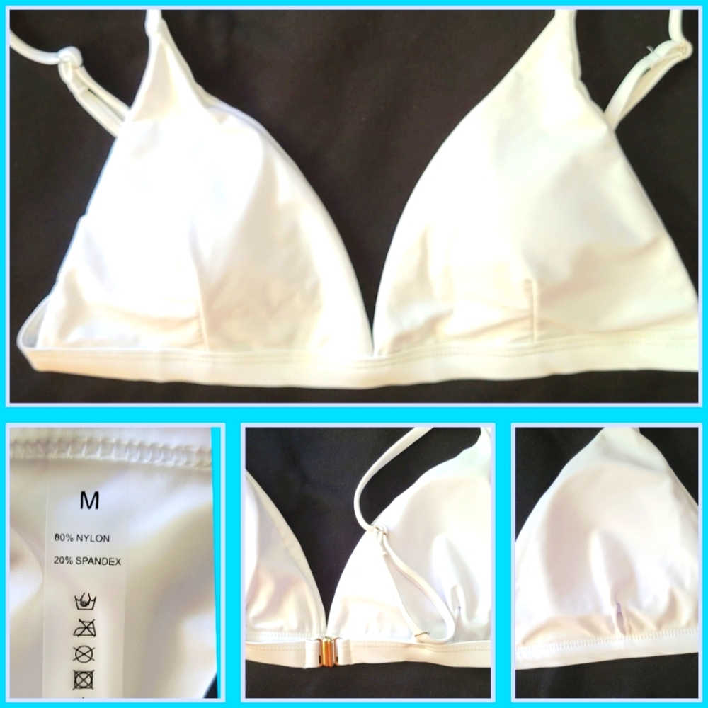 White 2 pc Bikini